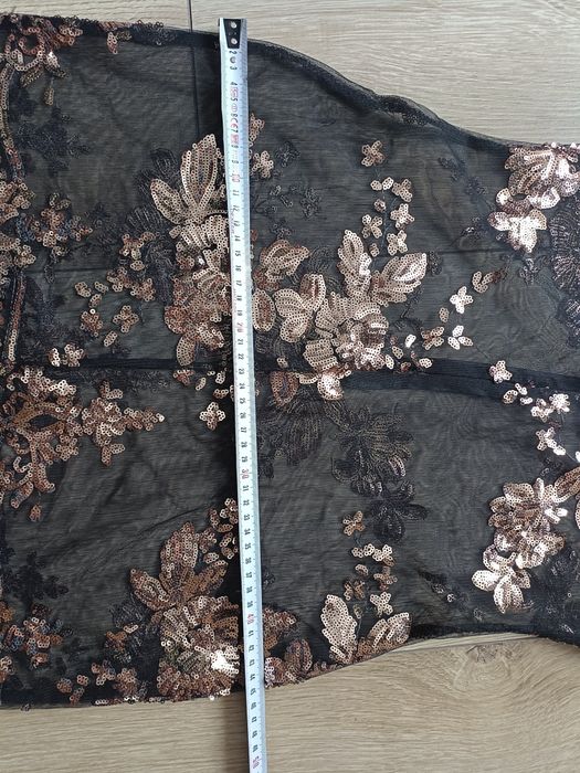 Sukienka tunika zdobiona cekiny Sylwester