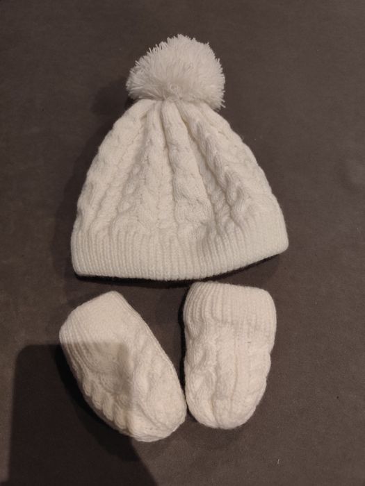 Komplet czapka+rękawiczki