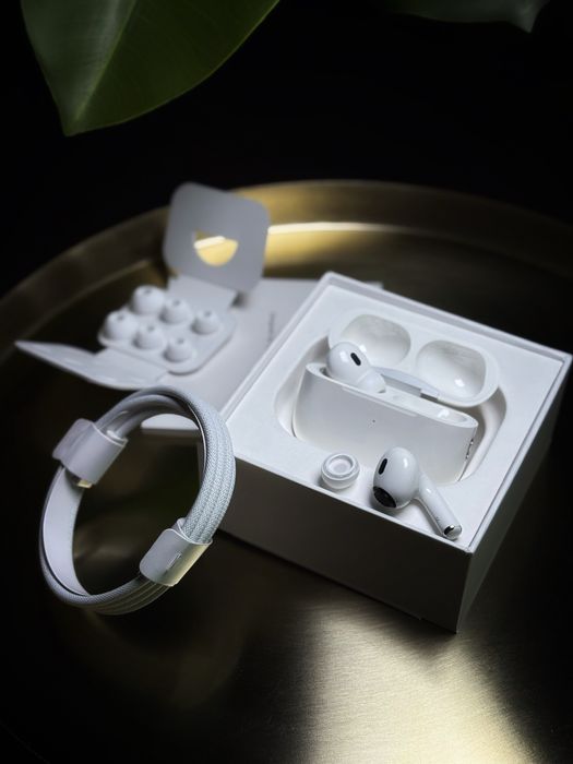 Навушники Airpods Pro 2 / шумопоглинання / гіроскоп / бездротові