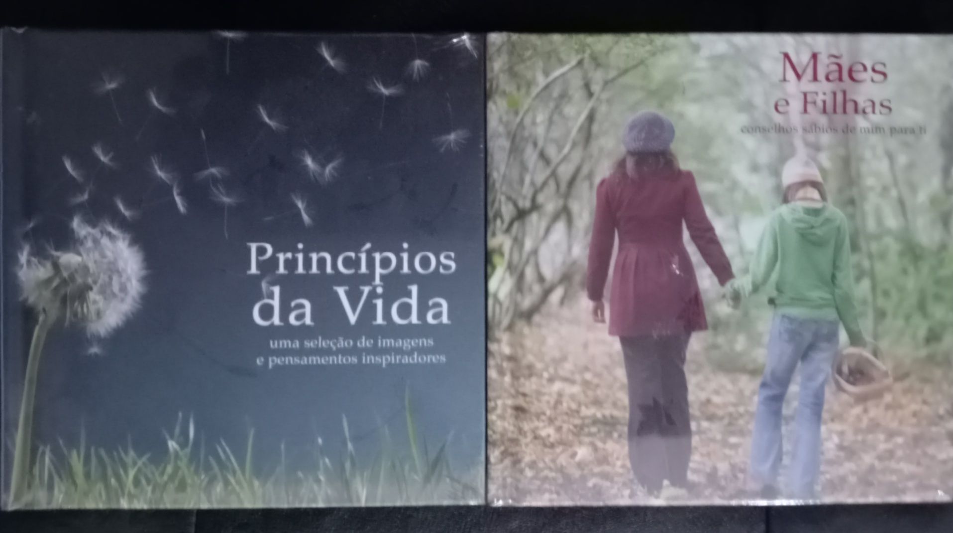 Livros de imagens e frases inspiradoras