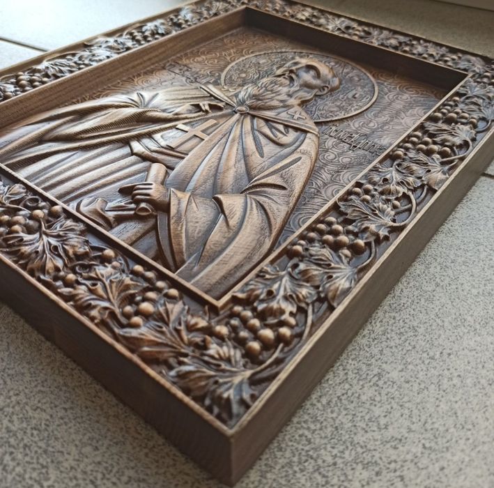 Икона резьба по дереву