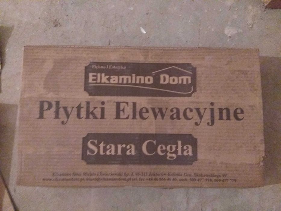 Płytki ścienne stara cegła naturalna
