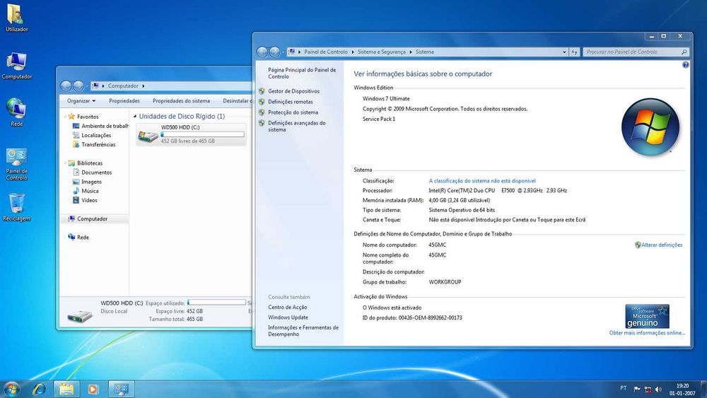 Motherboard Foxconn 45CMX (LGA775 DDR2 i945GC SATA IDE PCIe