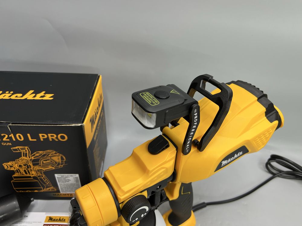 Краскопульт электрический Machtz MSG‑1210L PRO Медные форсунки