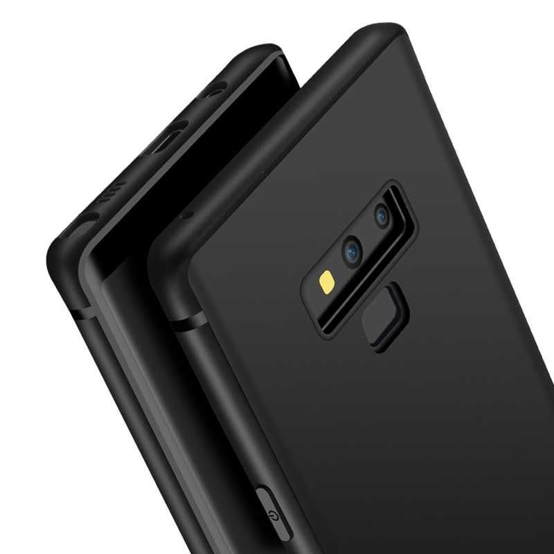 Matte s10 color black s8 тонкий матовый чехол для Samsung s9 plus