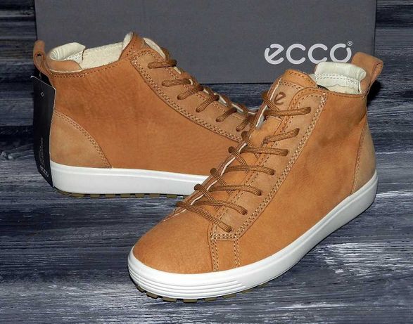 Ecco Soft 7 Tred оригинальные зимние кожаные невероятно крутые ботинки