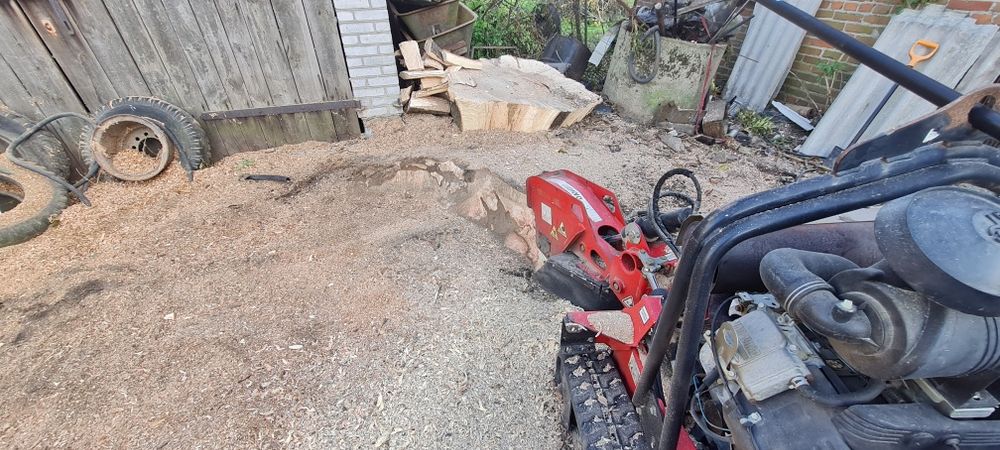 Frezowanie pni usuwanie pni wycinka drzew pielegnacja drzew