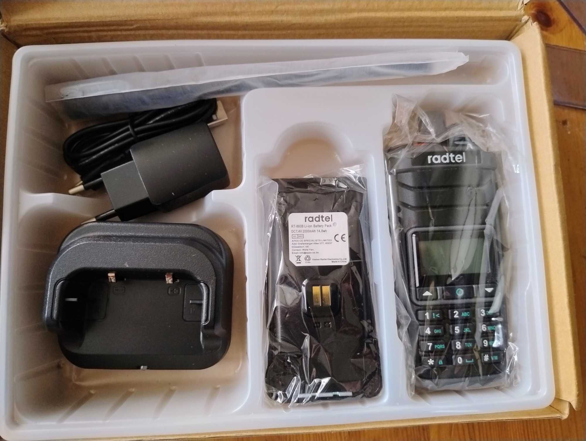 RADTEL RT-860 Multi Band TRX Radio UHF VHF am usb lsb cw cb + gratis