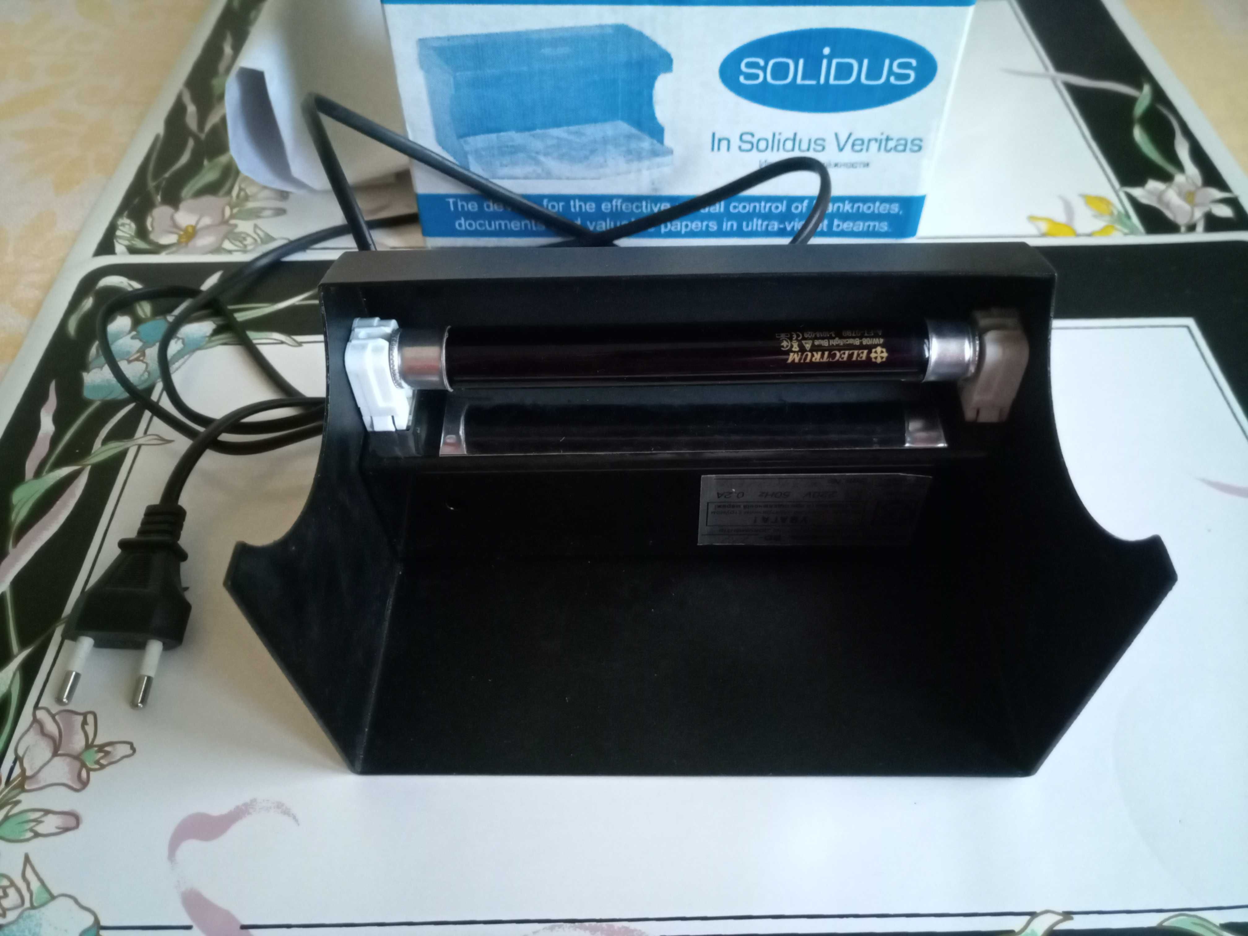 Solidus BD-114, детектор банкнот (ультрафіолетові промені)