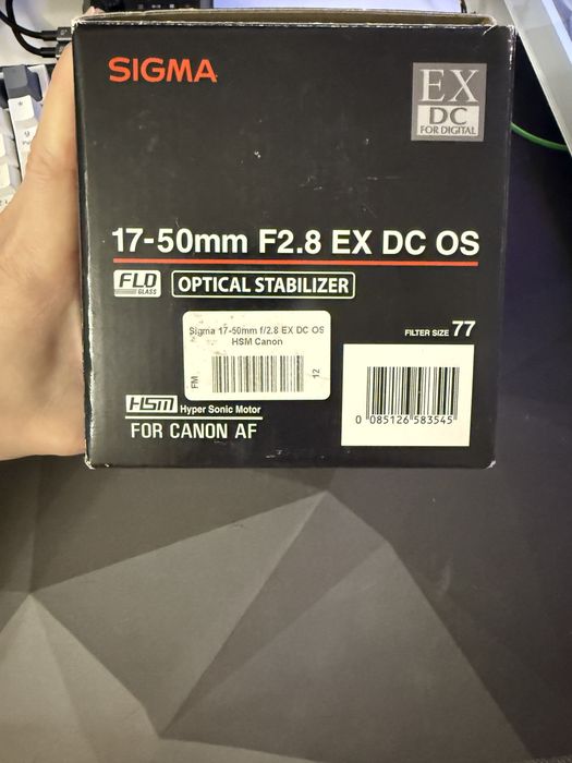 Sigma 17-50 mm F 2.8 EX DC OS