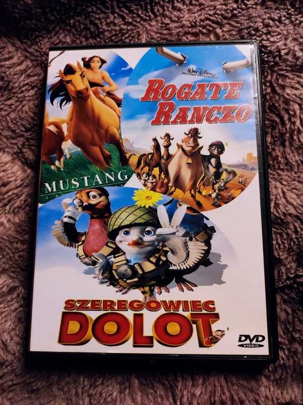 Dvd 3w1 Rogate Ranczo Mustang Szeregowiec dolot