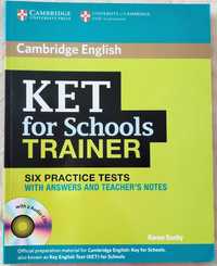 Livro de inglês "KET for schools trainer"