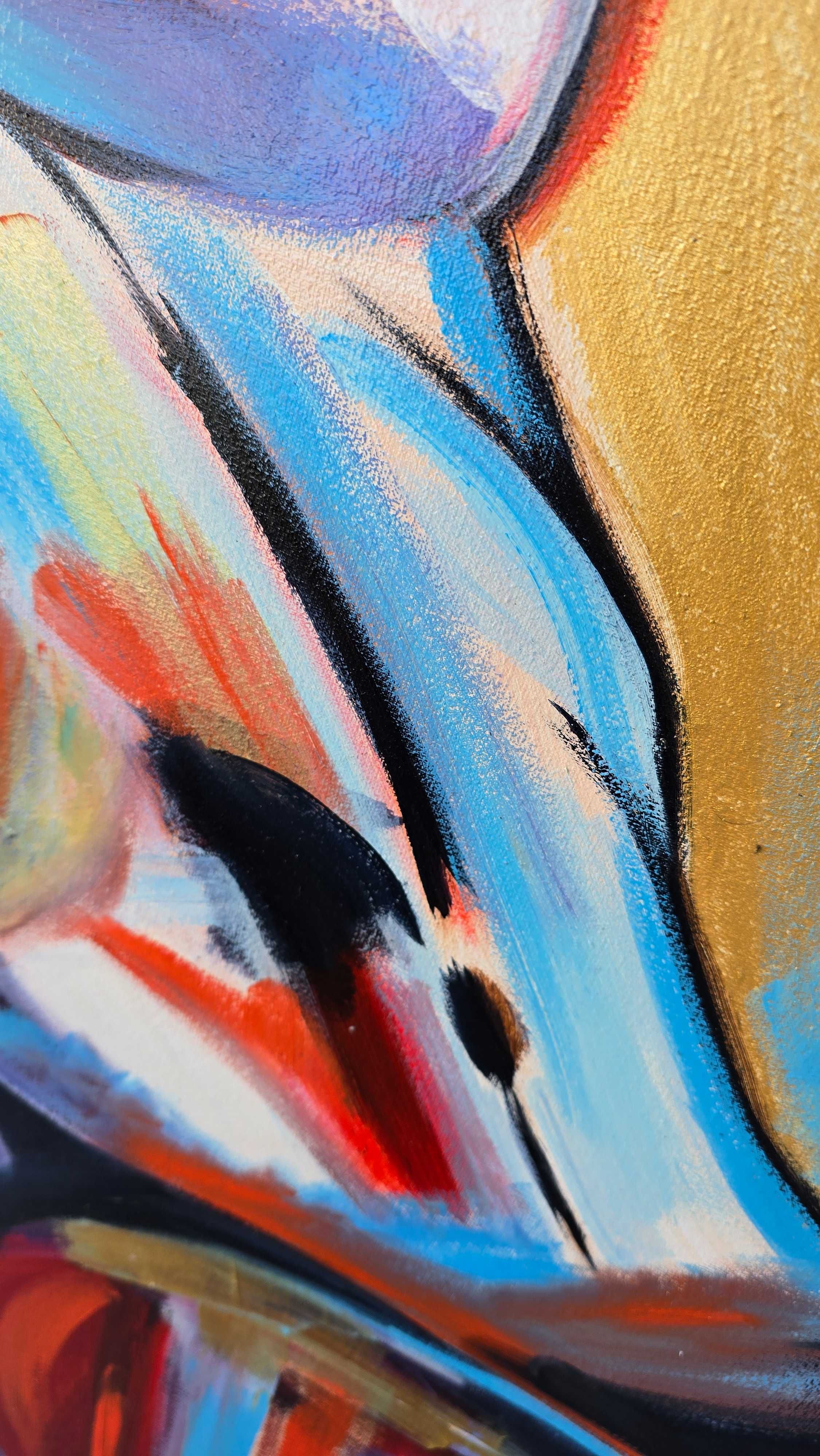 Nu Feminino Abstrato 80 × 100 cm