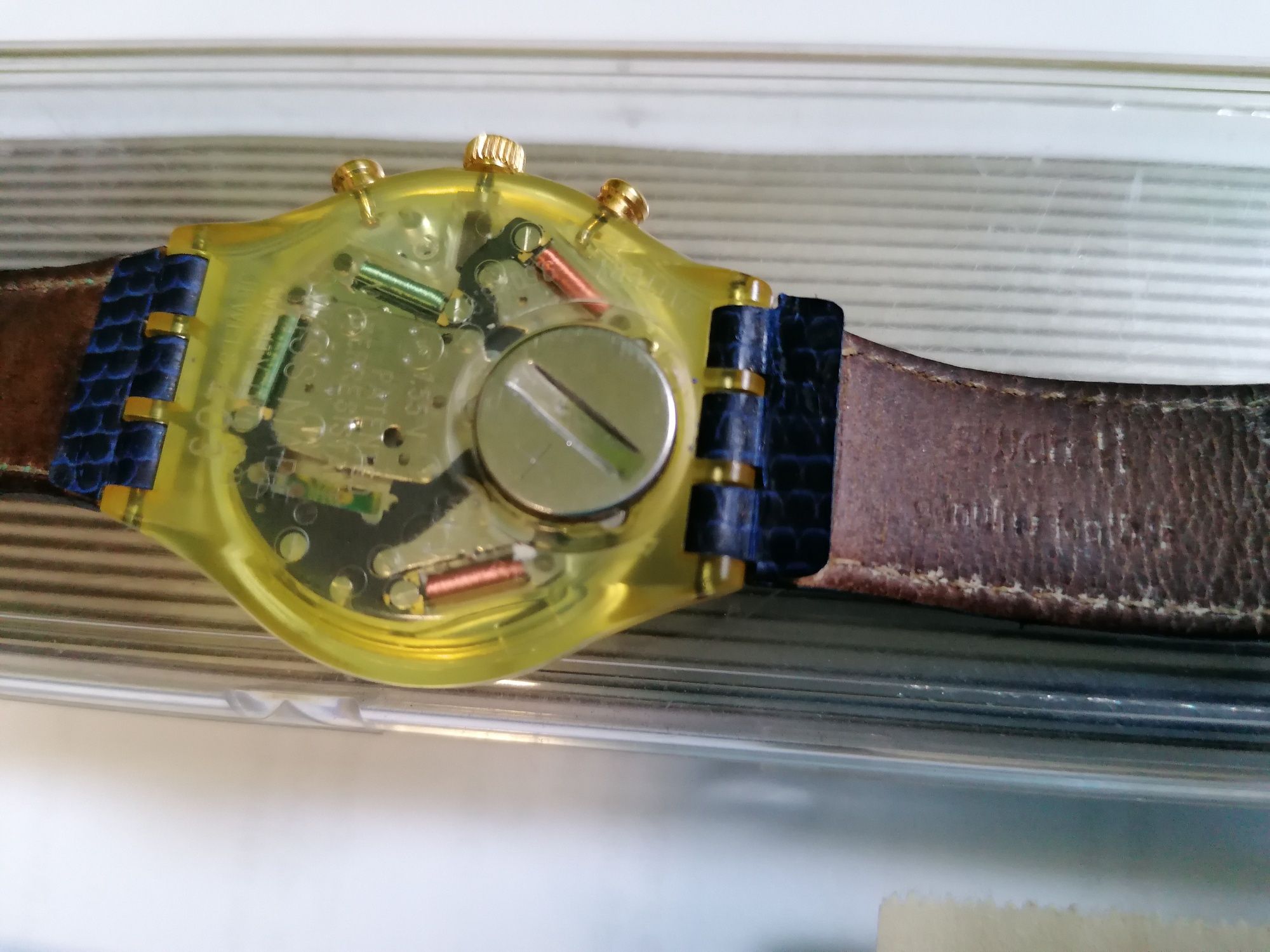 Oryginalny szwajcarski zegarek swatch CHRONO z 1993 roku 22 jeweils