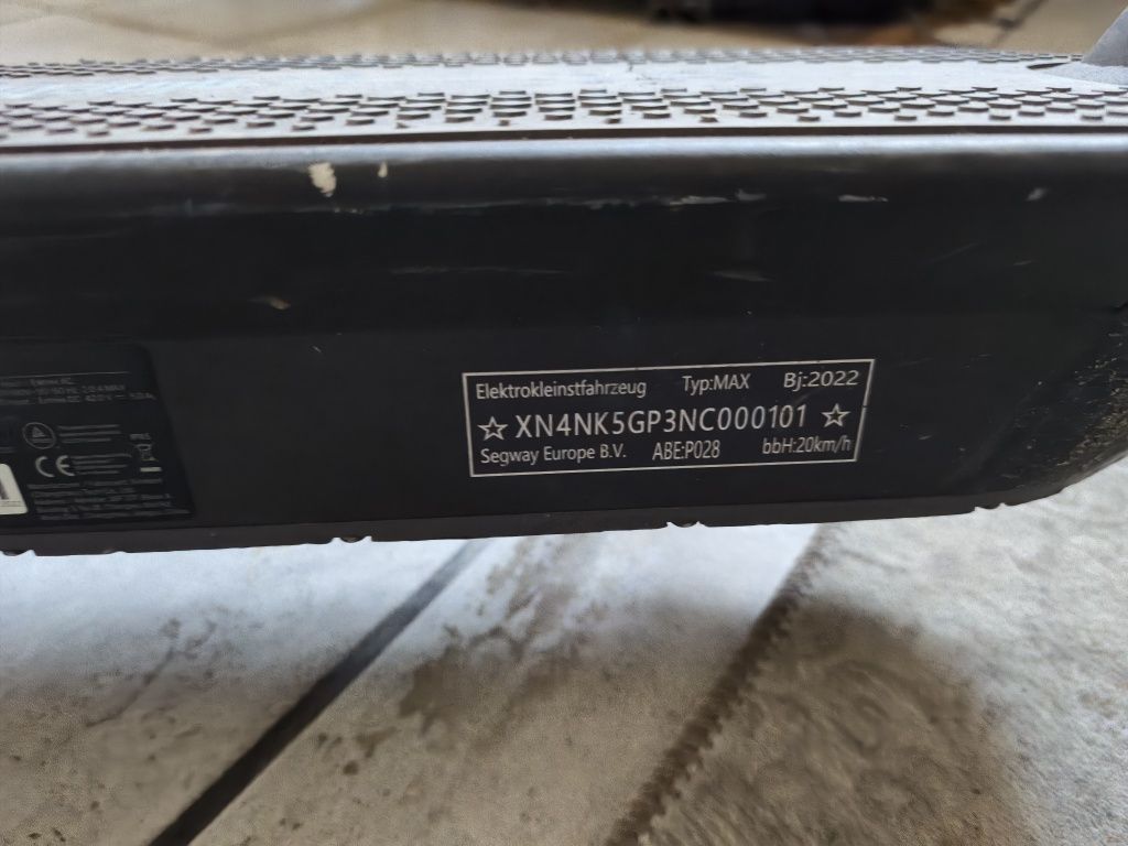 Hulajnoga 22r elektryczna akumulator ninebot  max transport Koło Berli