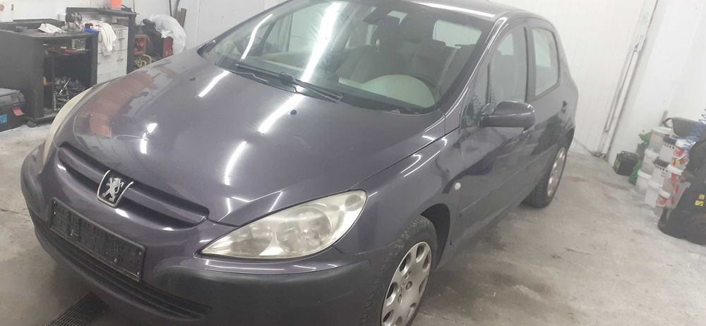 peugeot 307 1.6b zderzak skrzynia lampa tłumik części KKGC