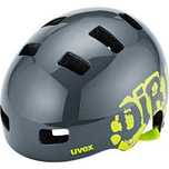 Dziecięcy Kid 3 kask UVEX w rozmiarze 55-58 kolor dirtbike grey lime