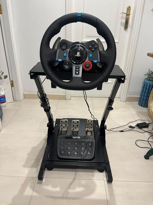Volante logitech e suporte Vevor