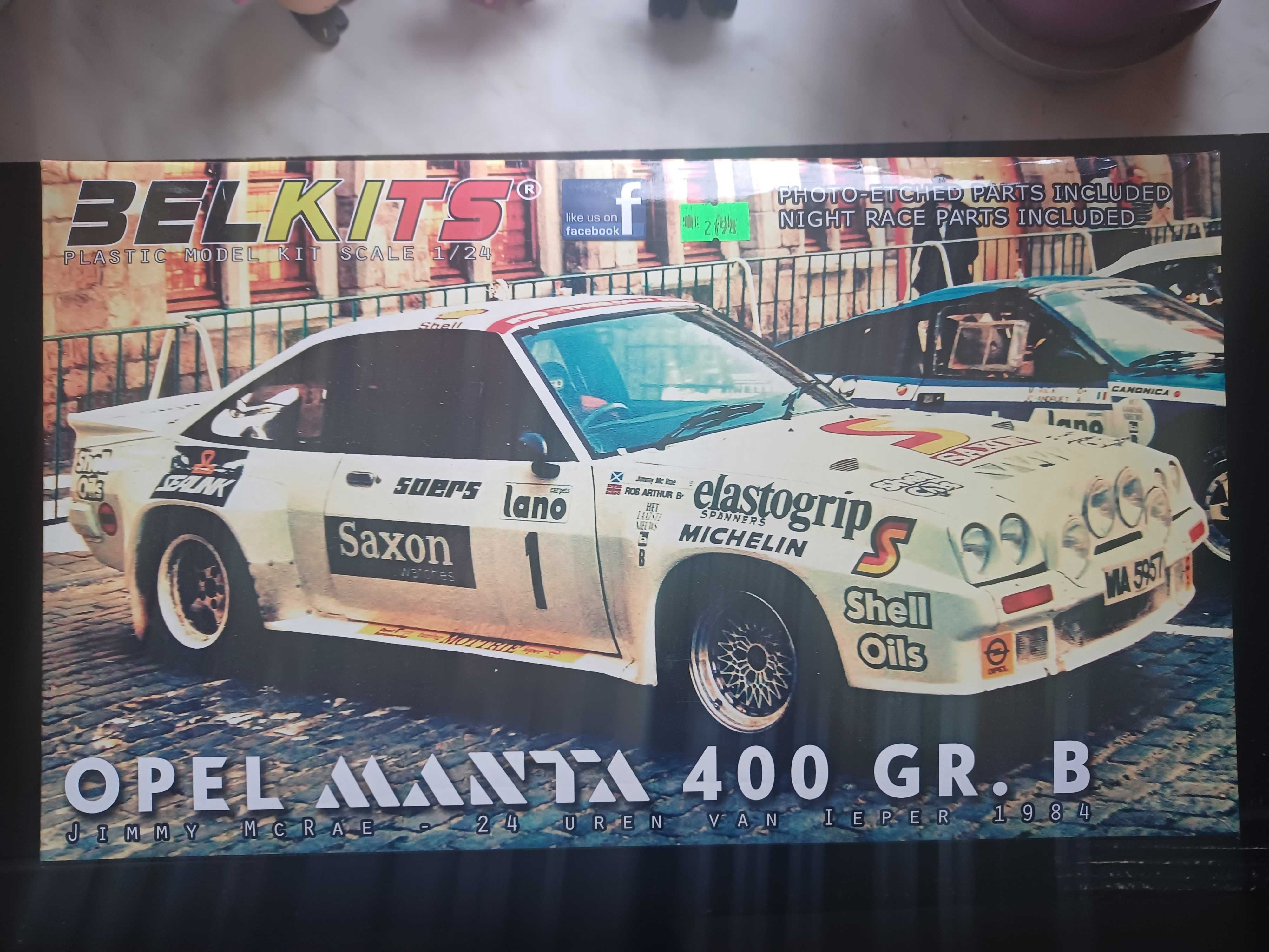 BELKITS 009 - 1:24 Opel Manta 400 GR. B Jimmy McRae 1984