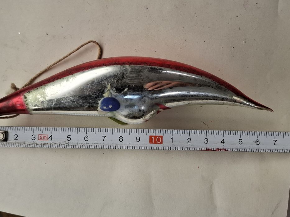 Bombki świąteczne księżyc 3 szt prl