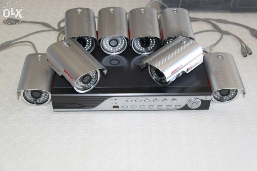 Sistema canais 8 cameras sensor Sony canais + DVR + disco 500gb Net