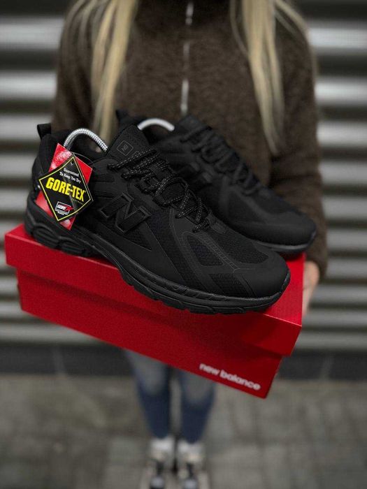 ТЕРМО! New Balance 1906r (Gote-Tex) Full Black 40 41 42 43 44 45 нб nb
