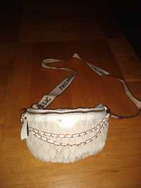 kremowa torebka  nerka fashion & bags