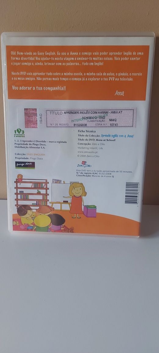 DVD's interativos para aprender ingles