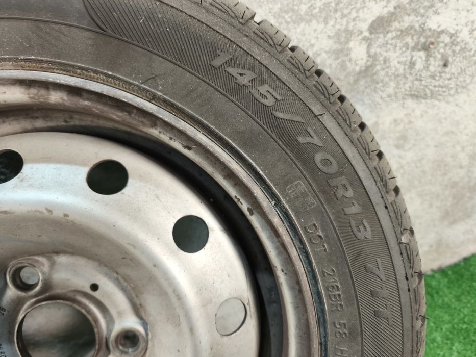 4 Jantes com pneus para citroën AX 145/70/13