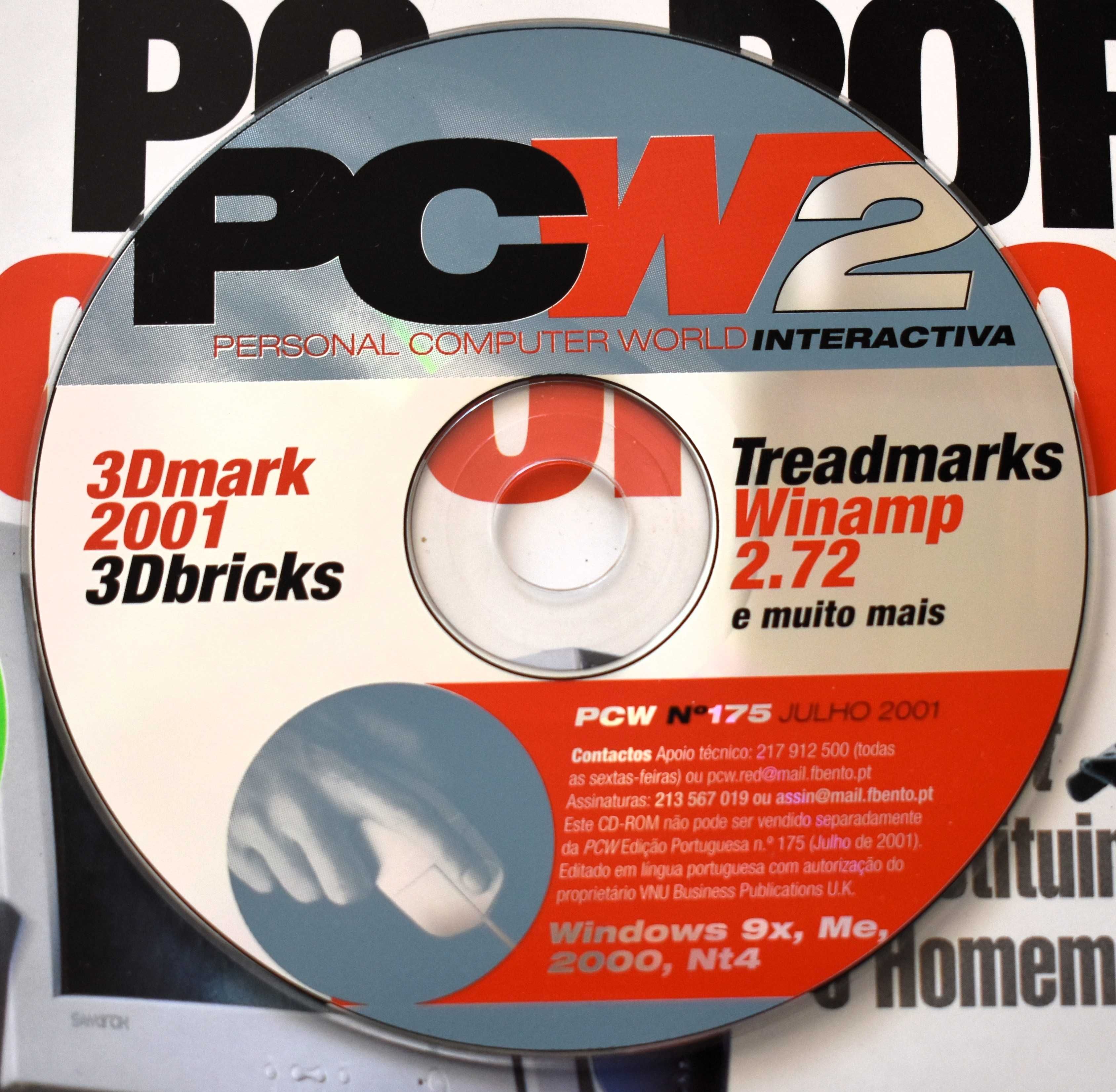 Revista PCW (Personal Computer World) nº 175 + 3 CD-ROM's (2001)