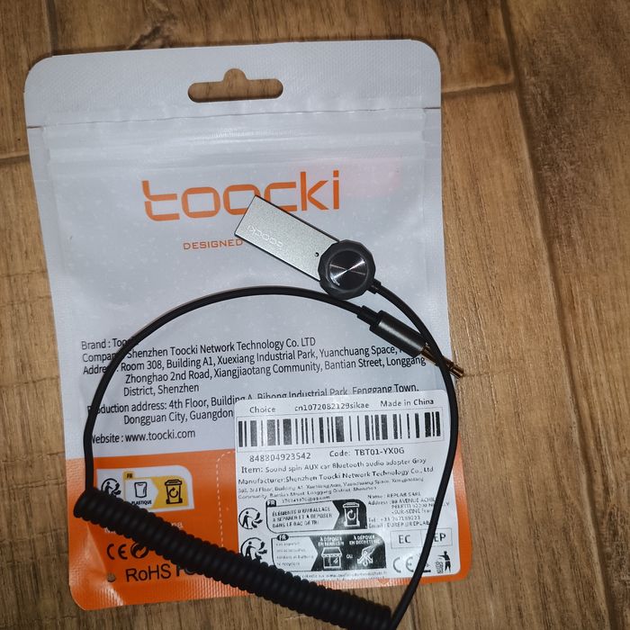 Адаптер Toocki Bluetooth AUX