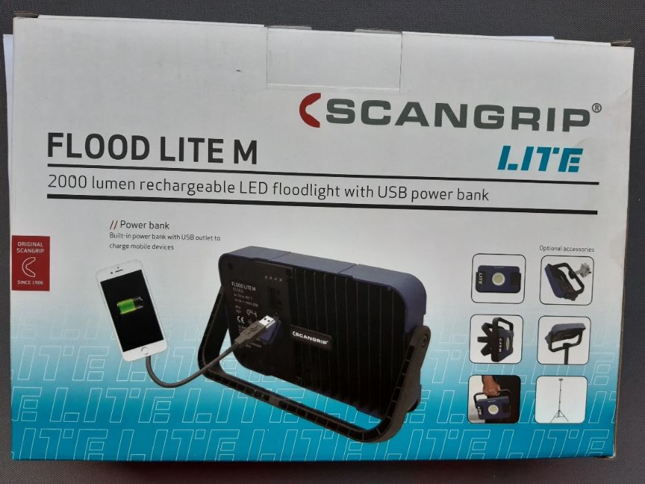 scangrip 300 flood lite mc lampa halogen