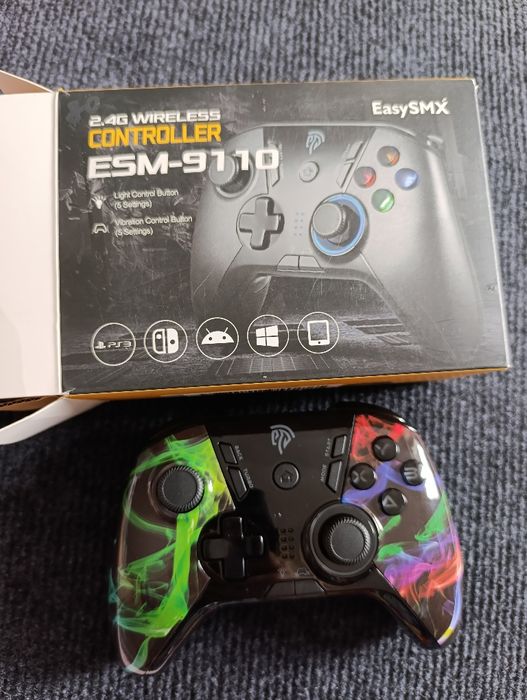 Pad bezprzewodowy EasySMX ESM-9110 kontroler do Switch Lite OLED PC An