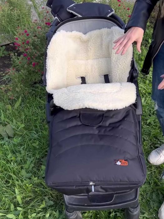 Нові теплі якісні зимові конверти натуральна овчина For kids maxi