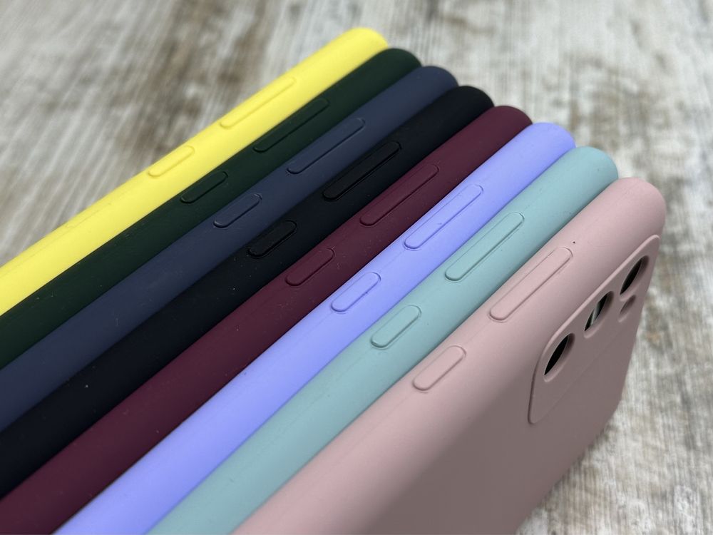 Не пачкаются! Чехол Silicone Case на Samsung S20 FE Микрофибра