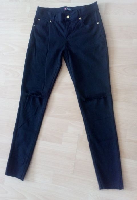 Spodnie czarne dziury xs, s