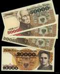 Banknot PRL  20000 zł i 50000 zł