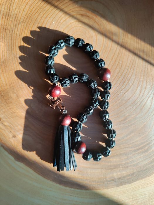 Чотки, четки кожаные, ручная работа