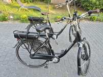 rower elektryczny gazelle orange na silniku panasonic 36v, h49,h57