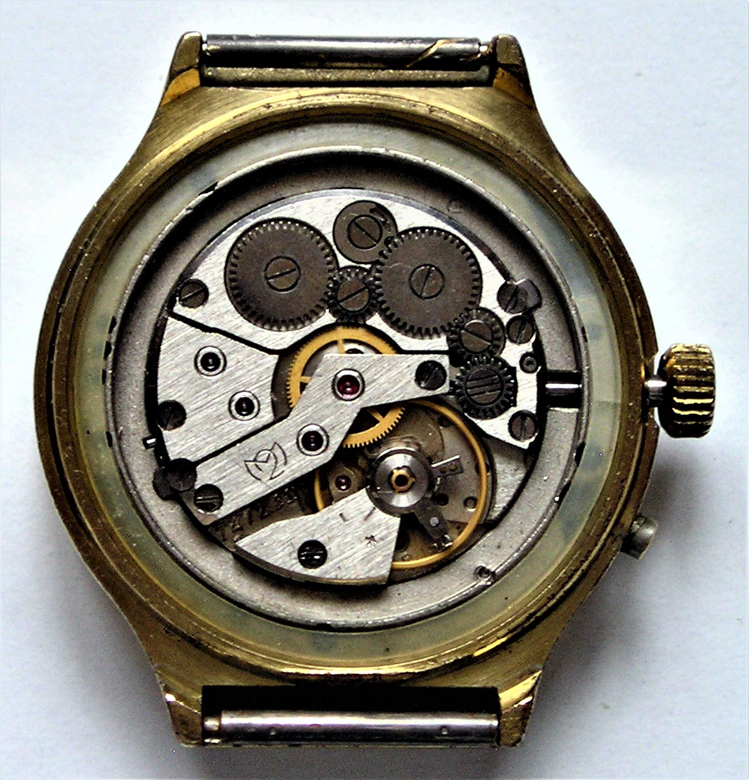 Часы механические СЛАВА SLAVA двойной календарь СССР