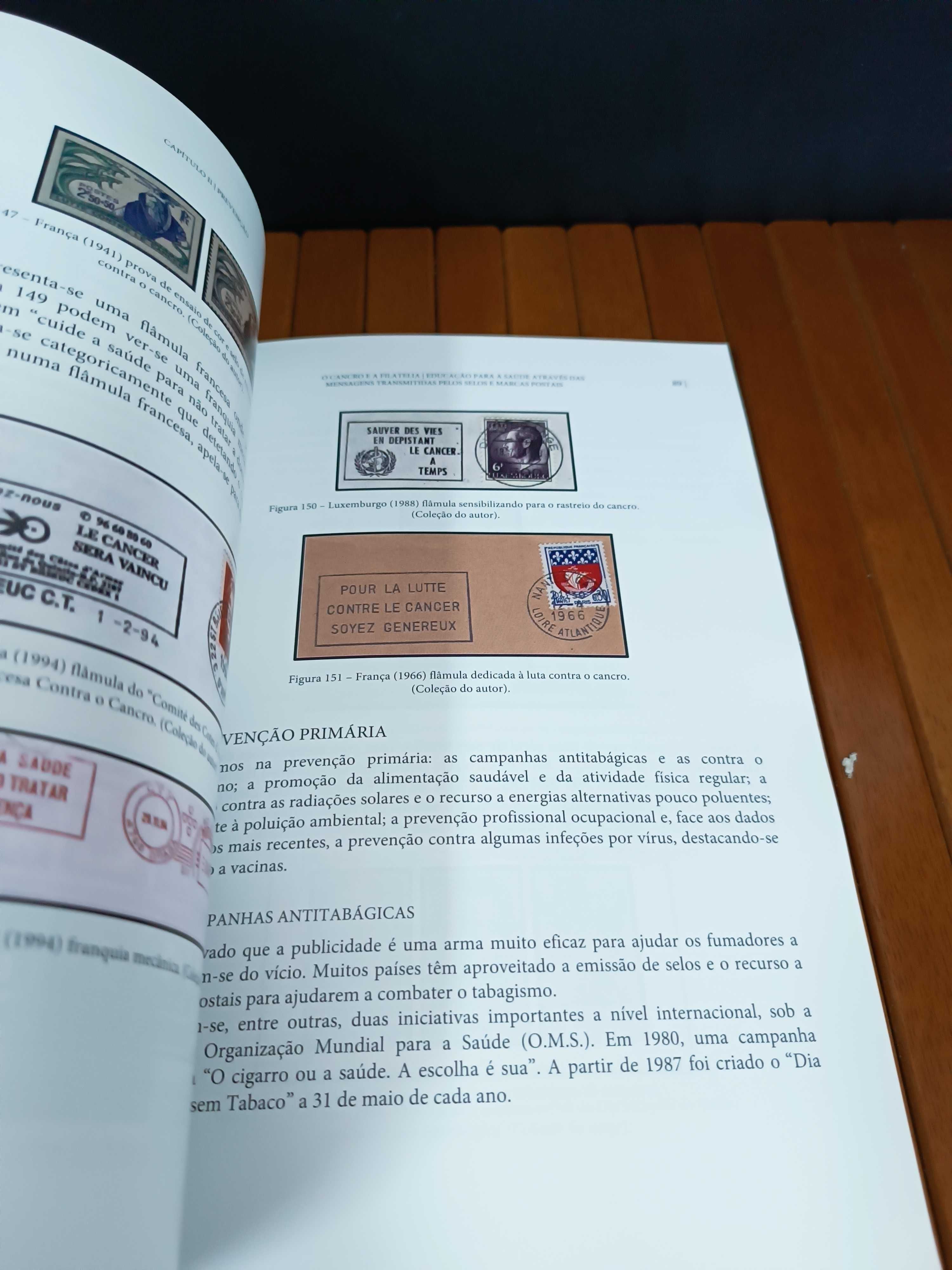 Livro O cancro e a Filatelia por Carlos Freire de Oliveira 2017