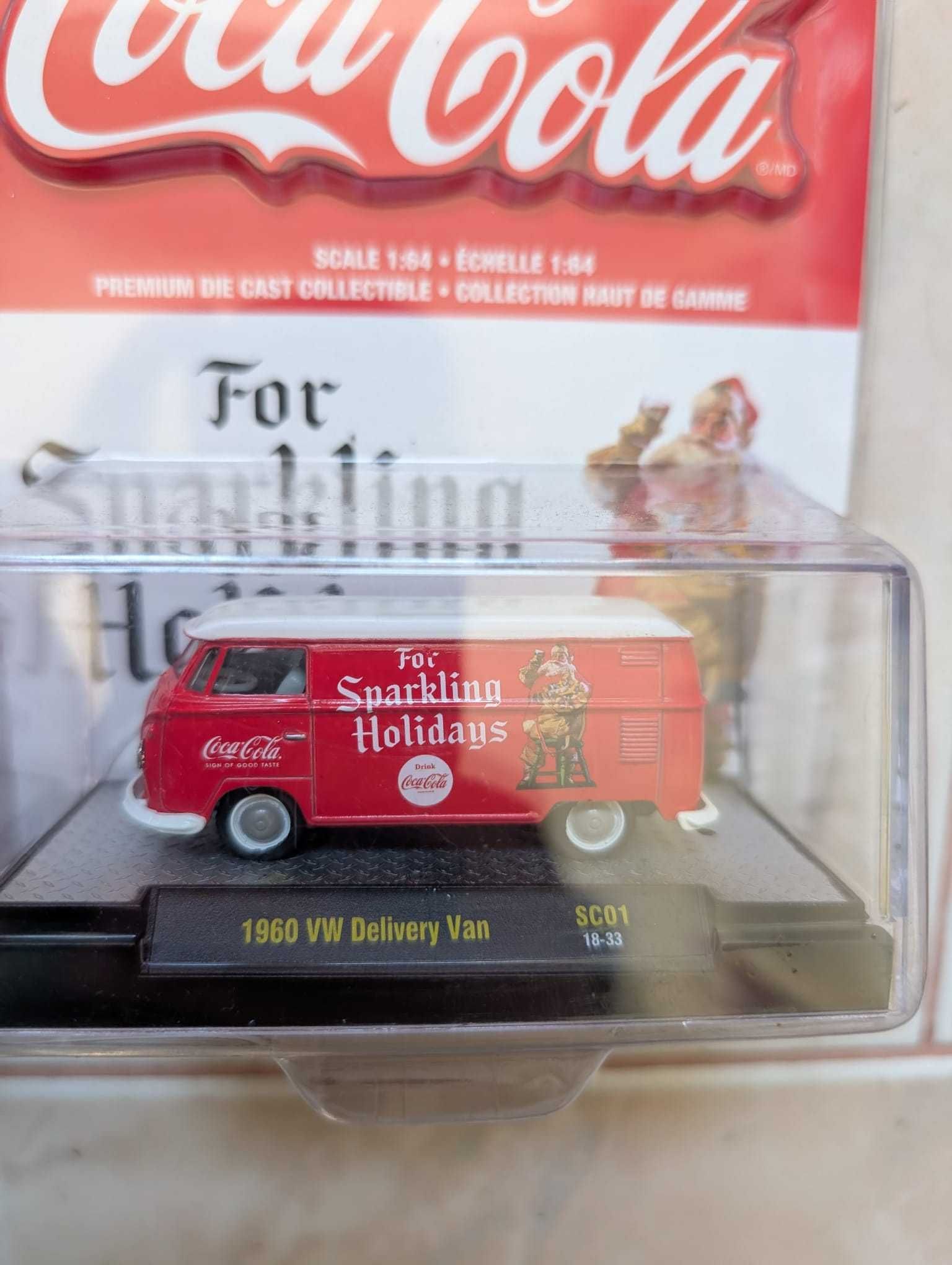 Coleção Coca-cola miniatura 1:64 Ford Econoline e VW Delivery Van