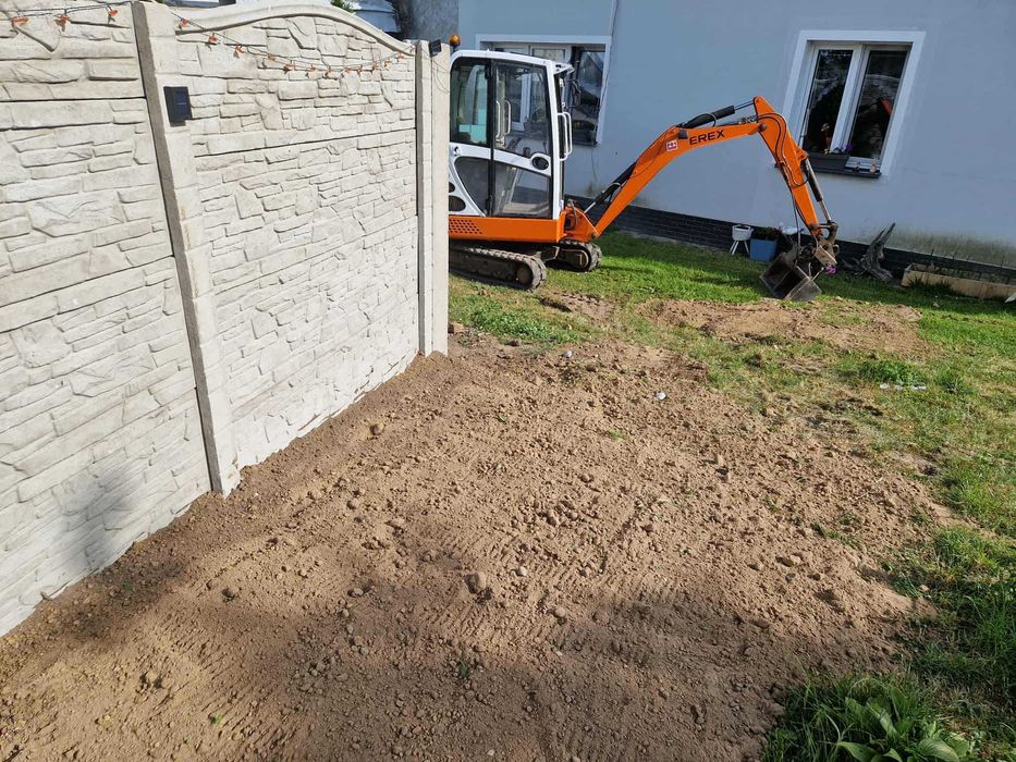 usługi minikoparki 2t