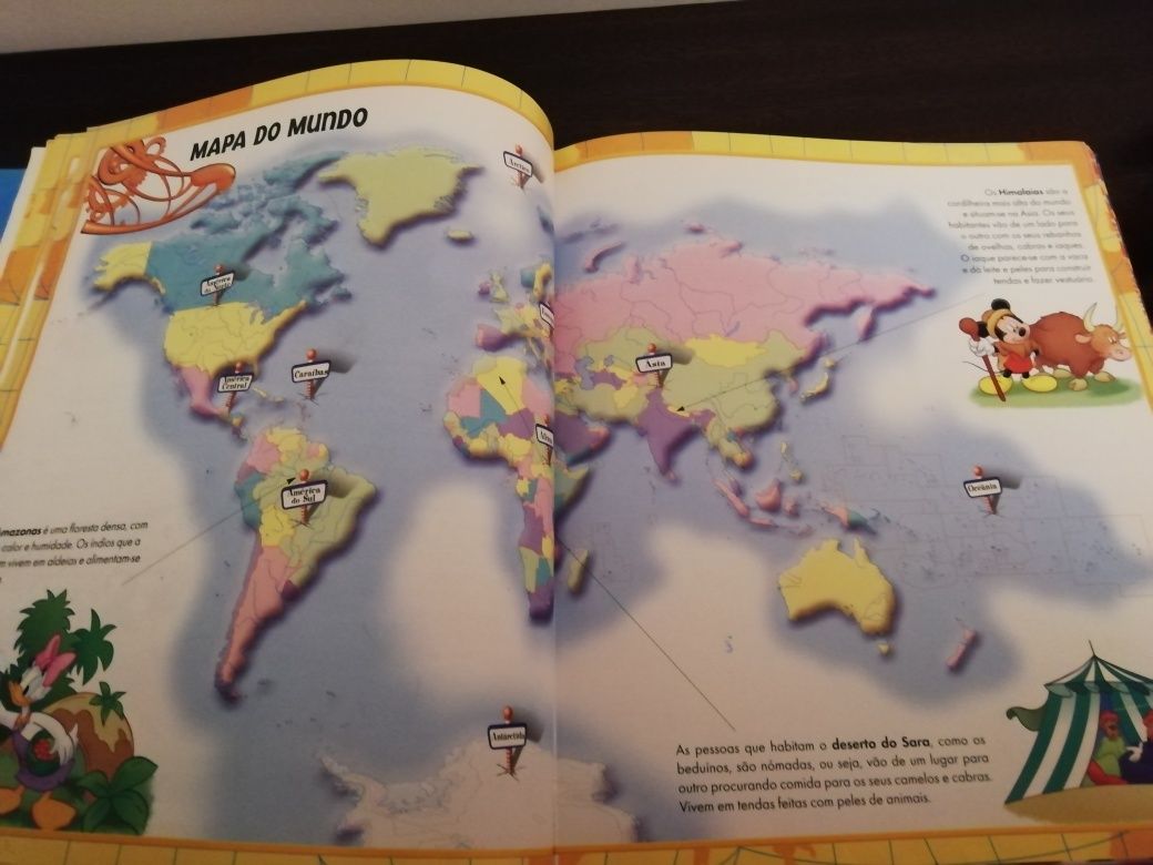 Livro Atlas Disney