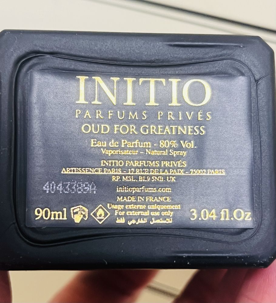Initio Parfums Oud For Greatnes, Narcotic Delight, Side Effect розпив