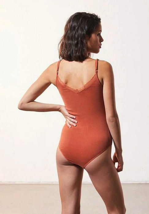 Боди Etam Brooklyn с кружевным декольте, XXS/XS