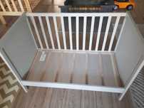 Łóżeczko IKEA SUNDVIK + 2 materace