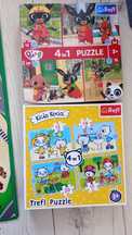 Puzzle kicia kocia,bing ,mata do tańczenia czuczu + bing
