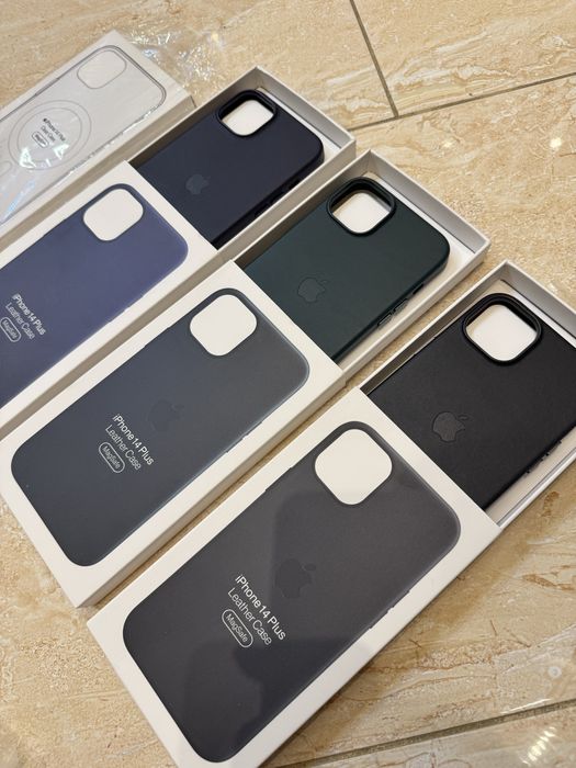 Чехол кожаний Iphone 14 Plus ціна за всі лот 4шт