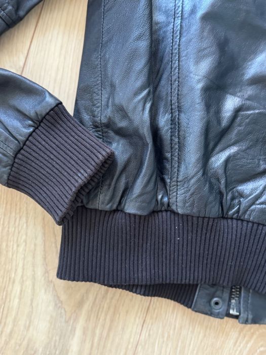 Zara kurtka damska skórzana